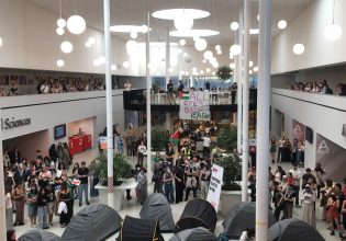 Ολλανδία: Διαδηλωτές υπέρ της Παλαιστίνης κατέλαβαν πανεπιστημιακά κτίρια – Επενέβη η αστυνομία