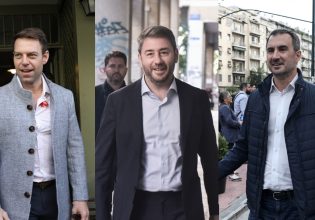 Στους δρόμους οι τρεις της Κεντροαριστεράς στο φόντο των ευρωεκλογών