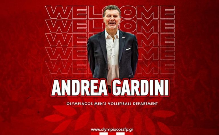 Ο Αντρέα Γκαρντίνι στο «τιμόνι» του Ολυμπιακού