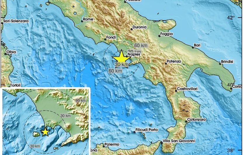 Ιταλία: Μπαράζ σεισμικών δονήσεων στη Νάπολη – Εκκενώθηκαν κτήρια, στους δρόμους οι κάτοικοι