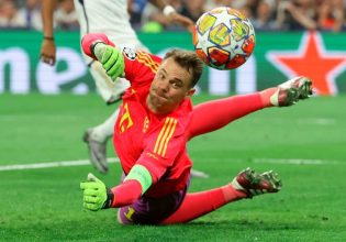 «Σφυροκόπημα» από τη Ρεάλ – Τεράστιες αποκρούσεις από τον Νόιερ (vids)