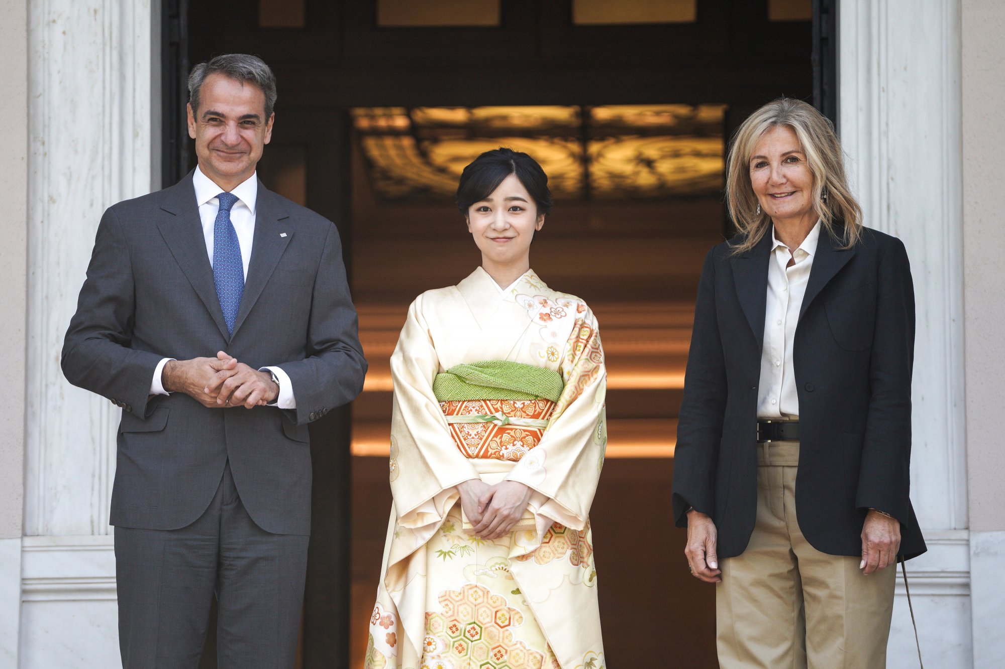 Με την πριγκίπισσα Κάκο της Ιαπωνίας συναντήθηκαν ο Κ. Μητσοτάκης και η Μ. Γκραμπόφσκι