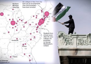 Γέμισαν οι ΗΠΑ «αντισημίτες» – Οι χάρτες και τα στατιστικά της βίας στα Πανεπιστήμια