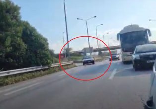 Θεσσαλονίκη: Οδηγός έκανε όπισθεν στην εθνική οδό για να αποφύγει το μποτιλιάρισμα στα Μάλγαρα
