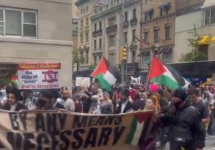 Διαδηλωτές υπέρ της Παλαιστίνης συνελήφθησαν έξω από το Met Gala – Οργή στα μέσα κοινωνικής δικτύωσης
