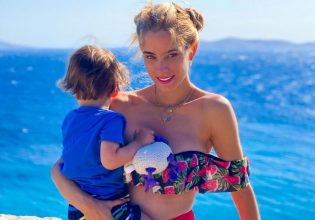 Δούκισσα Νομικού: Πανηγυρίζει με τον γιο της Σάββα για τη μεγάλη νίκη του Ολυμπιακού