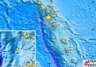 Ισχυρός σεισμός 6,4 Ρίχτερ στα νησιά Βανουάτου