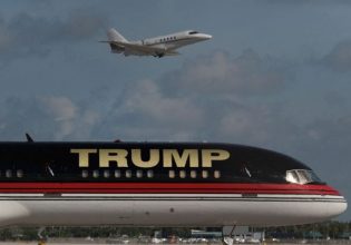 ΗΠΑ: Το ιδιωτικό Boeing του Τραμπ χτύπησε με το φτερό άλλο ιδιωτικό αεροσκάφος μετά την προσγείωσή του