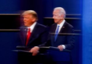 ΗΠΑ: Οριακό προβάδισμα μιας μονάδας του Μπάιντεν έναντι του Τραμπ σε μια αμφίρροπη αναμέτρηση