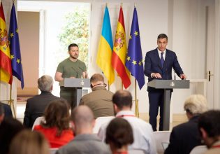 Ουκρανία: Διμερείς συμφωνίες ασφαλείας υπογράφει ο Ζελένσκι με Βέλγιο και Ισπανία – Συνάντηση με Σόουζα