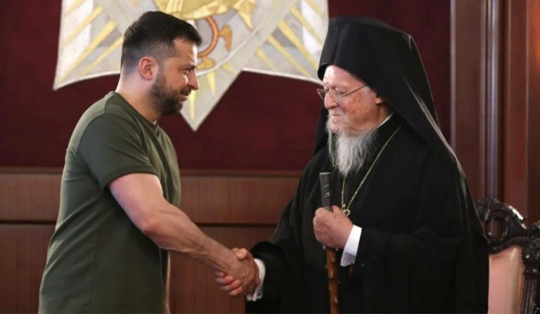 Ουκρανία: Ο Ζελένσκι κάλεσε τον Βαρθολομαίο στη διεθνή διάσκεψη της Ελβετίας για την ειρήνη