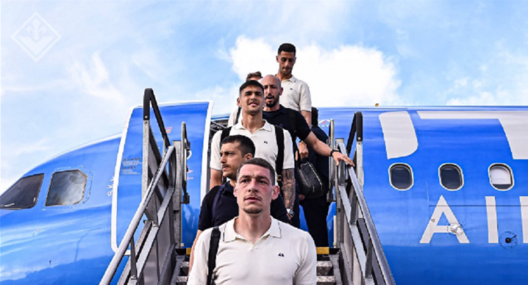 Στην Αθήνα η Φιορεντίνα για τον τελικό του Conference League (pics)