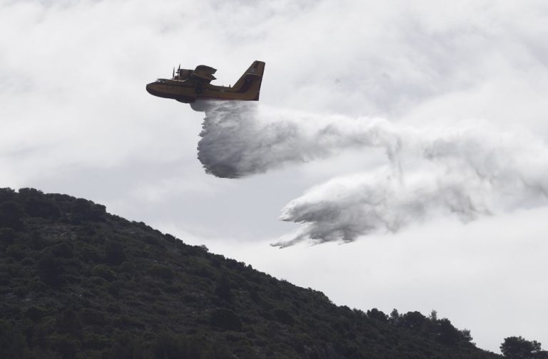 Αφίδνες: Χωρίς ενεργό μέτωπο η μεγάλη φωτιά σε δασική περιοχή