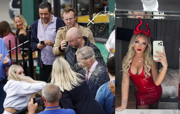 Μοντέλο του OnlyFans η 25χρονη που «έλουσε» με μιλκσέικ τον Νάιτζελ Φάρατζ – Δείτε φωτογραφίες