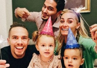 Λευτέρης Πετρούνιας: Οι κόρες του πήραν τα πρώτα τους μετάλλια γιορτάζοντας με τον νονό τους Χρήστο Μάστορα