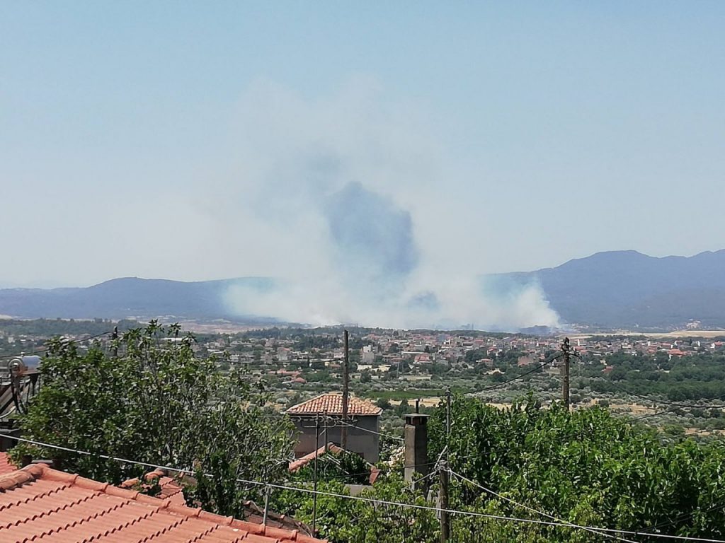 Φωτιά στην Μεγαλόπολη Αρκαδίας: Ενισχύονται οι πυροσβεστικές δυνάμεις