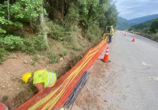 Υπογειοποίηση του δικτύου μέσης και χαμηλής τάσης μήκους 11 km στο Δήμο Ναυπάκτου