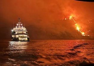 Φωτιά στην Ύδρα: Καταγγελία ότι προκλήθηκε από πυροτεχνήματα