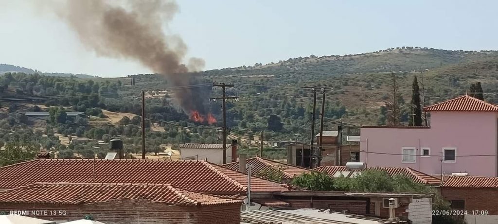 Φωτιά στο Κοντοδεσπότι Εύβοιας – Μεγάλη κινητοποίηση της πυροσβεστικής