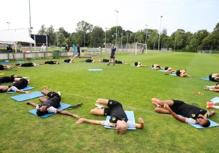 Με δύο απουσίες η ΑΕΚ στο φιλικό με την Άλκμααρ (pics & vid)