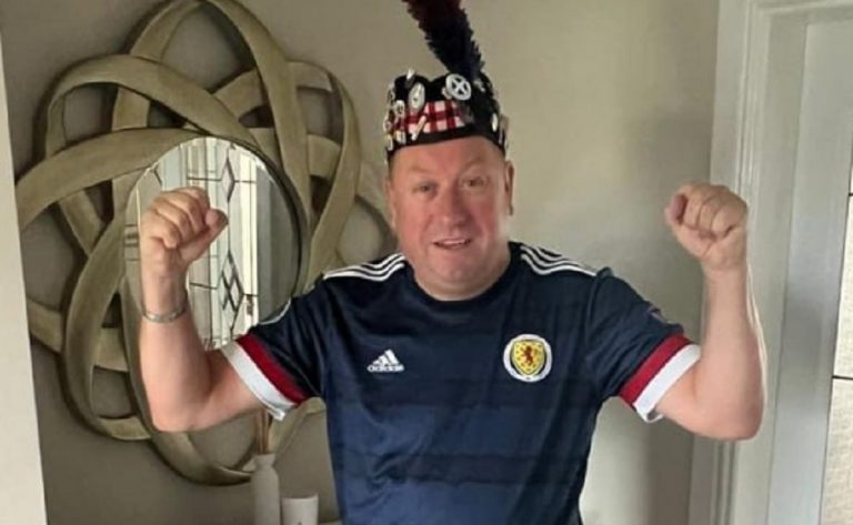 Νεκρός οπαδός της Σκωτίας (pic)