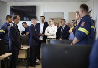 Μητσοτάκης: Υποχρέωσή μας να θωρακίσουμε την Θεσσαλία – Εγκαινίασε το κέντρο Πολιτικής Προστασίας στη Λάρισα
