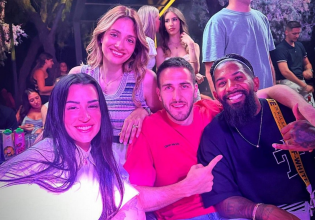 Κοινή έξοδος για Φορτούνη και Ροντινέι μαζί με τις συζύγους τους (pic)