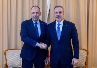 Συνάντηση Γεραπετρίτη με τον Φιντάν στη Βόρεια Μακεδονία – Τι συζήτησαν