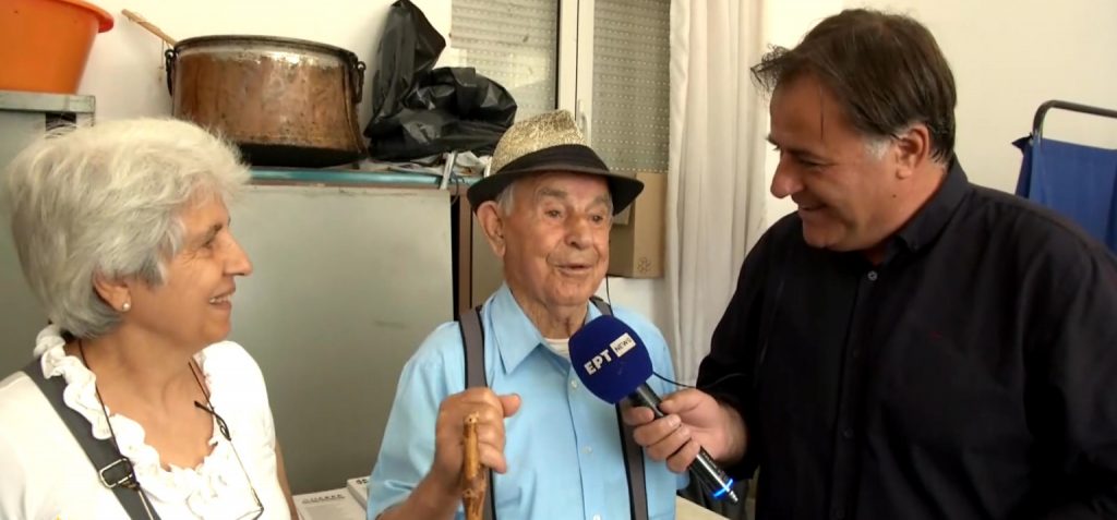 Ο 99χρονος ψηφοφόρος καλεί τους νέους να προσέλθουν στις κάλπες