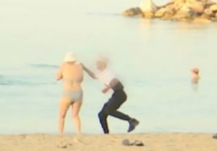 Απίστευτο βίντεο: Κλέφτης άρπαξε την αλυσίδα από το λαιμό λουόμενης on air