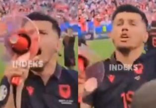 Χαμός με τον Ντάκου, φώναζε υβριστικά συνθήματα κατά της Βόρειας Μακεδονίας (vid)