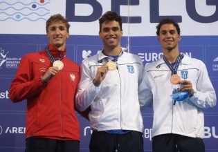 Πρωταθλητής Ευρώπης στα 50μ. ύπτιο ο Χρήστου, τρίτος ο Μακρυγιάννης (vids)