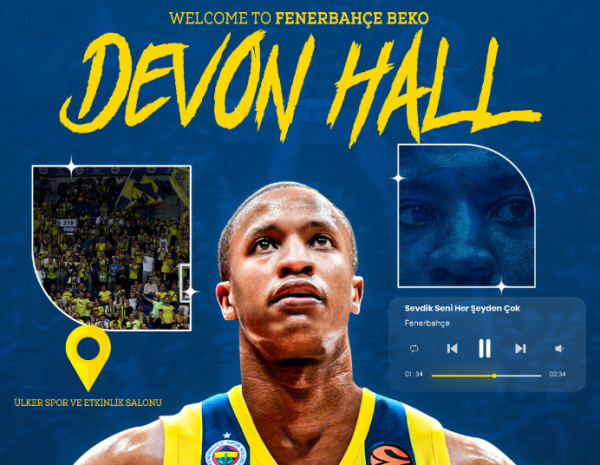 Στη Φενέρμπαχτσε ο Ντέβον Χολ (vid)