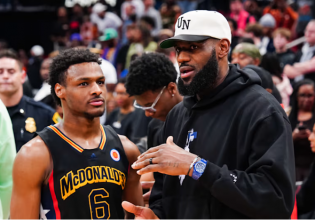 To όνειρο του ΛεΜπρόν έγινε πραγματικότητα: Οι Λέικερς επέλεξαν τον γιο του, Μπρόνι, στο Draft (pic,vid)