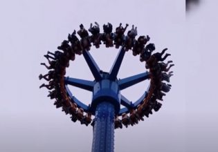 ΗΠΑ: Θρίλερ σε λούνα παρκ με δεκάδες ανθρώπους να κρέμονται ανάποδα από τα… 30 μέτρα