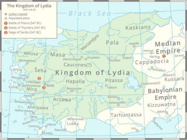 Η ελληνική γλώσσα στο διάβα του χρόνου: Οι επαφές της ελληνικής με τη λυδική γλώσσα