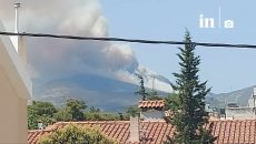 Μεγάλη φωτιά στην Πάρνηθα – Επιχειρούν ισχυρές πυροσβεστικές δυνάμεις