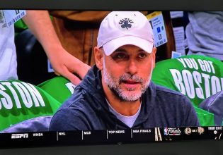 Ο Γκουαρντιόλα είδε από κοντά τον θρίαμβο των Σέλτικς επί των Μάβερικς (vid)