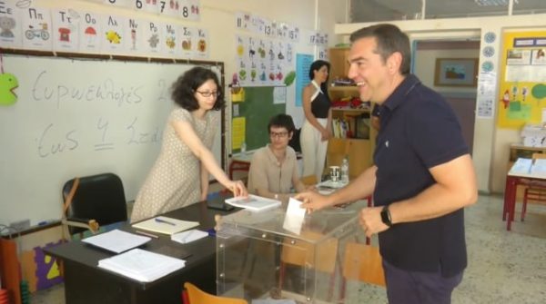 Ευρωεκλογές 2024: Ψήφισε ο Αλέξης Τσίπρας