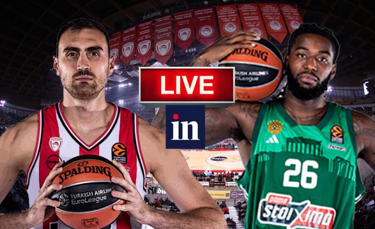 LIVE: Ολυμπιακός – Παναθηναϊκός