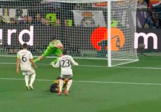 Η εντυπωσιακή απόκρουση του Κουρτουά στην κεφαλιά του Φίλκρουγκ (vid)