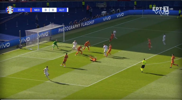 Η Αυστρία άνοιξε το σκορ με αυτογκόλ του Μάλεν (vid)