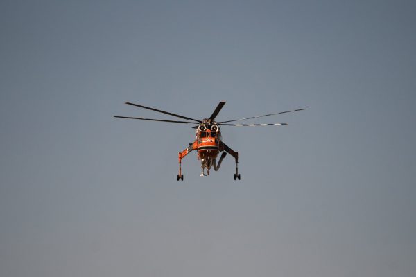 Πυρκαγιά στην πεδιάδα Μαραθώνα