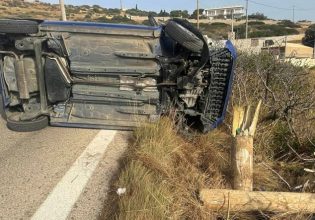 Λαύριο: Αυτοκίνητο καρφώθηκε σε κολόνα – Τραυματίστηκε 10χρονος