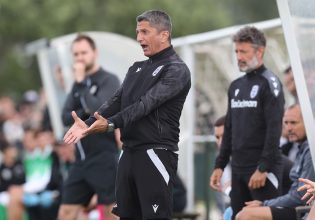 Ένταση μεταξύ του πάγκου του ΠΑΟΚ και των Βέλγων οπαδών