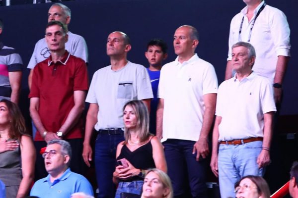 Στο ΣΕΦ Αγγελόπουλοι, Μπαρτζώκας και Σκινδήλιας για τον αγώνα της Εθνικής (pic)