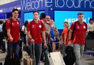 Η αναχώρηση της αποστολής του Ολυμπιακού για την Ολλανδία (pics, vids)