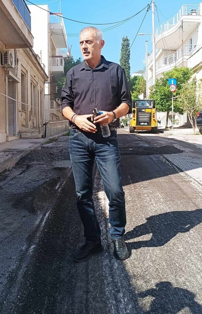 Νέες ασφαλτοστρώσεις σε δρόμους της Β΄ Δημοτικής Κοινότητας από τον Δήμο Πειραιά