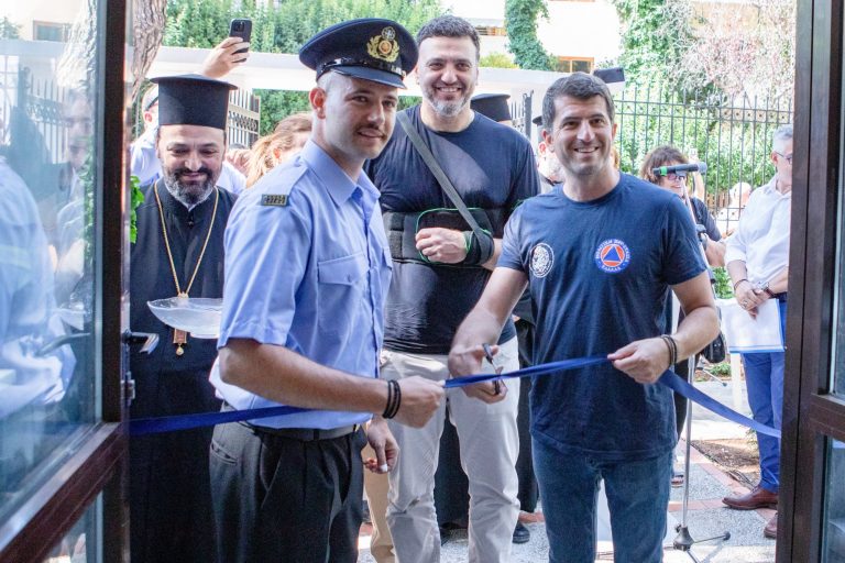 Εγκαινιάστηκε το νέο πυροσβεστικό κλιμάκιο του δήμου Κηφισιάς
