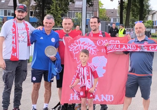 Ολυμπιακός: Μεντιλίμπαρ και Ρέτσος βραβεύτηκαν από την Θύρα 7 Ολλανδίας (vid)